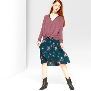 Target | Wild Fable Tie Front Waffle Knit Thermal